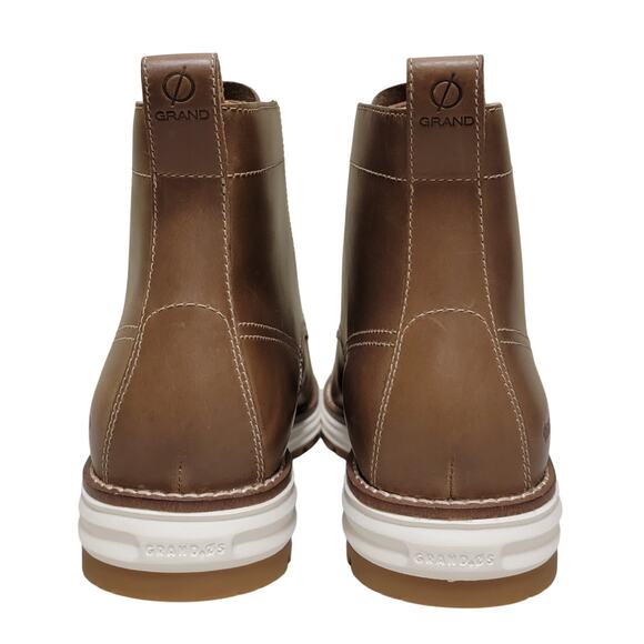 Cole Haan Men Original Grand Waterproof Combat Boots Size US 7M Hawthorn Brown - Picture 5 of 7